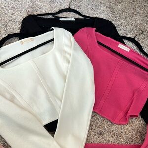 Cute new without tags fitted shirts.